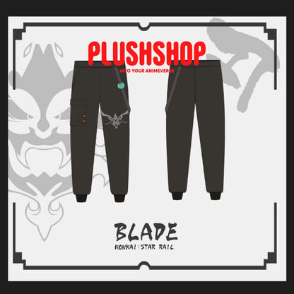 Honkai Starrail Game Character Blade Design Element Cosplay Outfit Jacket Sweater Pants 服装