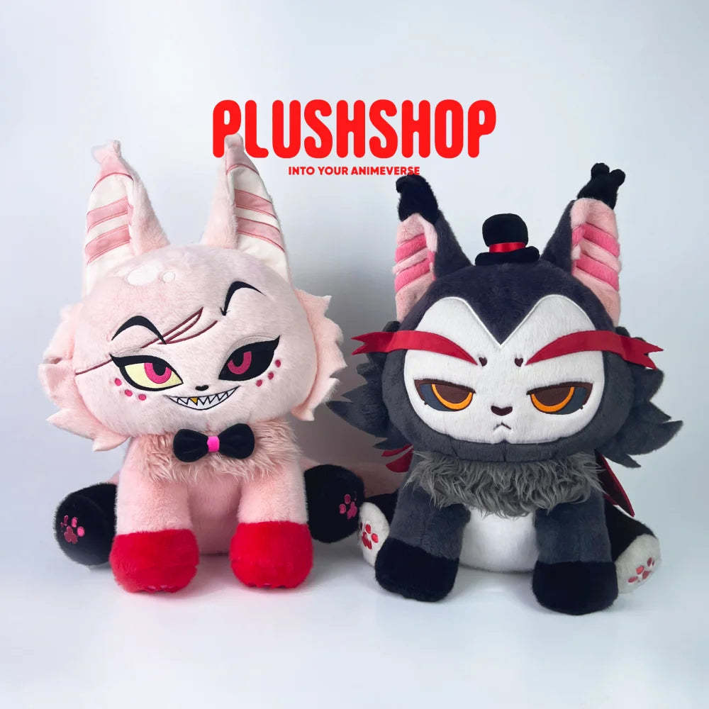 Husk &amp; Angel Meow Combo Pack Hazbin Hotel 玩偶