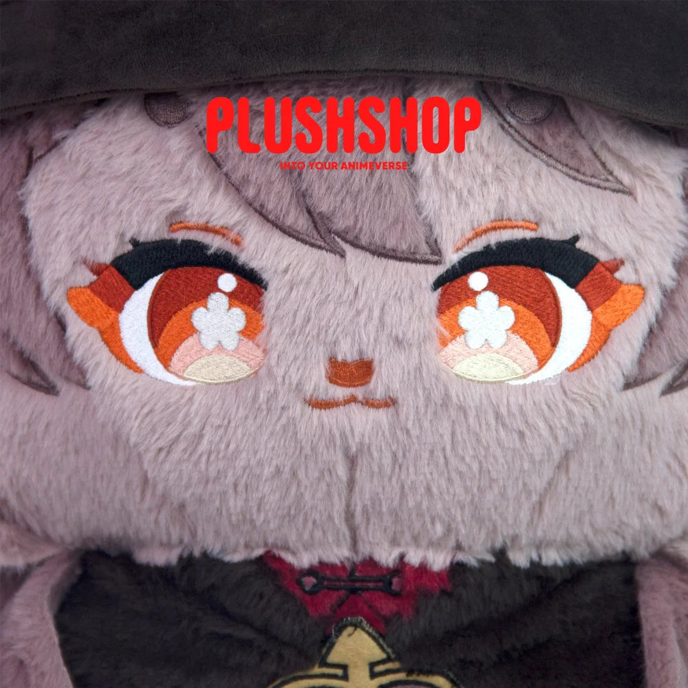 「In Stock」45Cm Genshin Cat Hutao Plush Hutaomeow Cute Puppet With Detachable Hat 玩偶