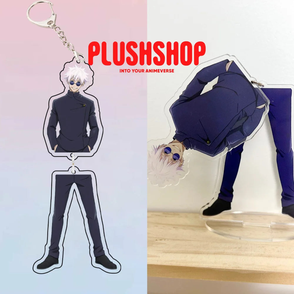 Jujutsu Kaise Character 2.5 Satoru Gojo Acrylic Standee Keychain B / Keychain+Standee 亚克力玩具