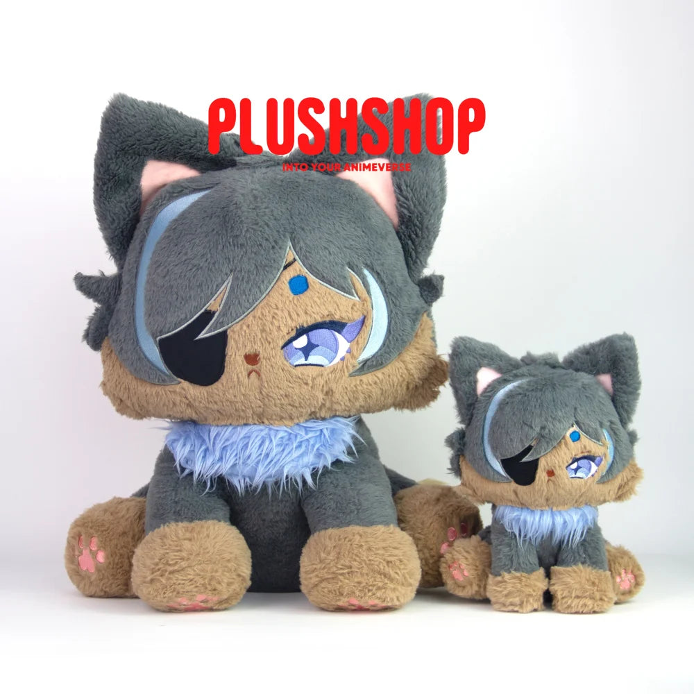 In Stock22/45Cm Genshin Cat Kaeya Plush Kaeyameow Cute Puppet 22Cm+45Cm