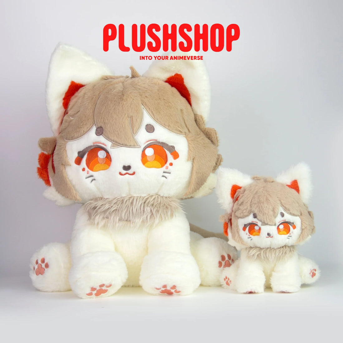 In Stock22/45/160Cm Genshin Cat Kazuha Plush Kazuhameow Cute Puppet 45Cm+22Cm