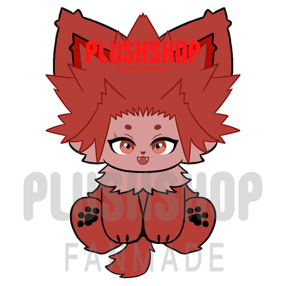 Kirishima Meow My Hero Academia Fanmade Art Pre Order Deposit 玩偶