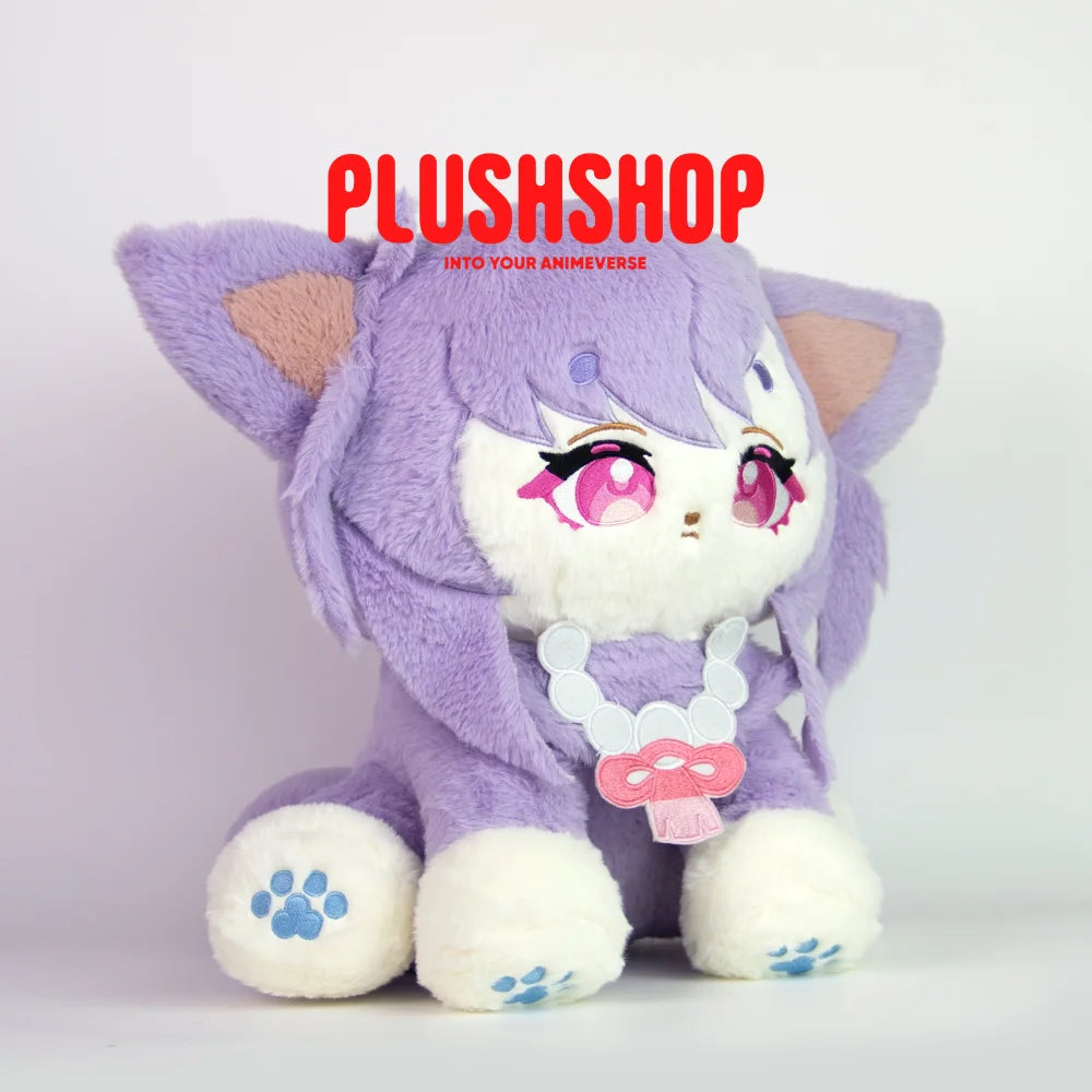 45Cm Genshin Cat Qiqi Plush Qiqimeow Cute Puppet(Pre-Order)