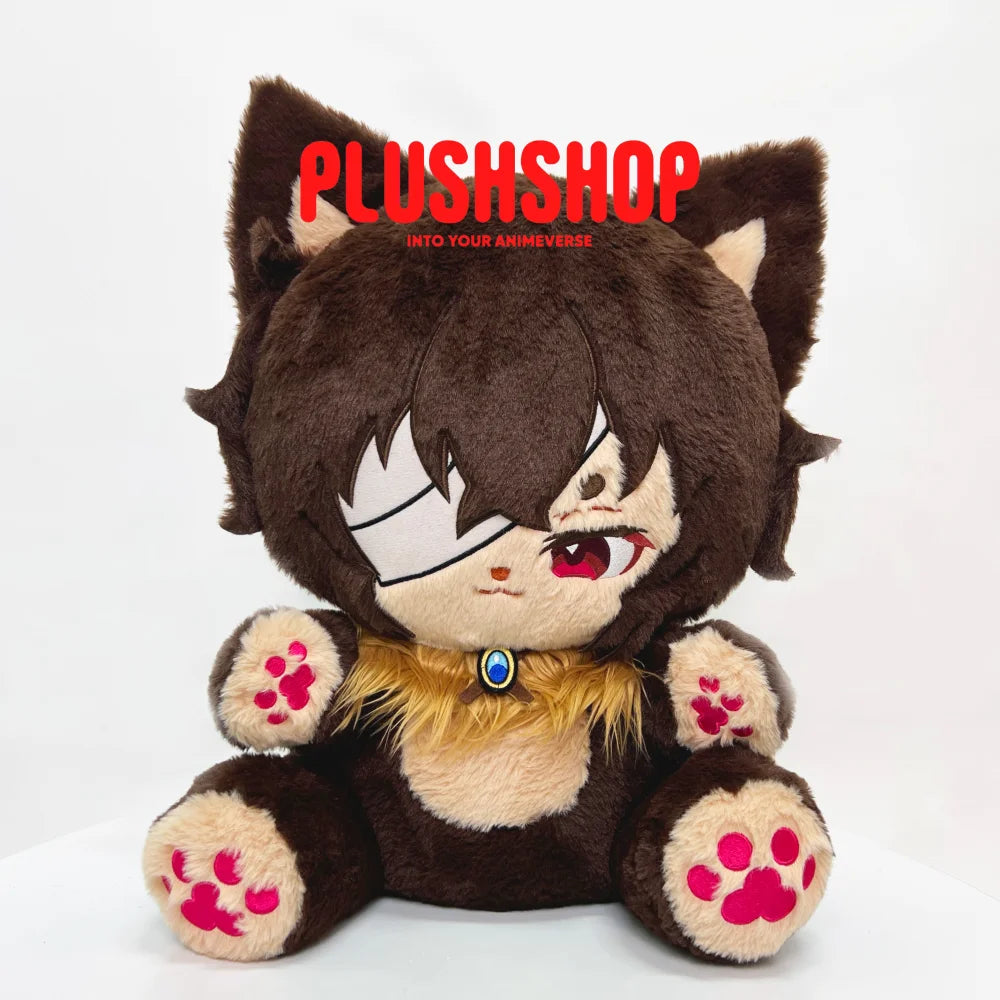 45Cm Bungo Stray Dogs Dazai Osamu Plush Dazaimeow Cute Puppet (Pre-Order) 玩偶