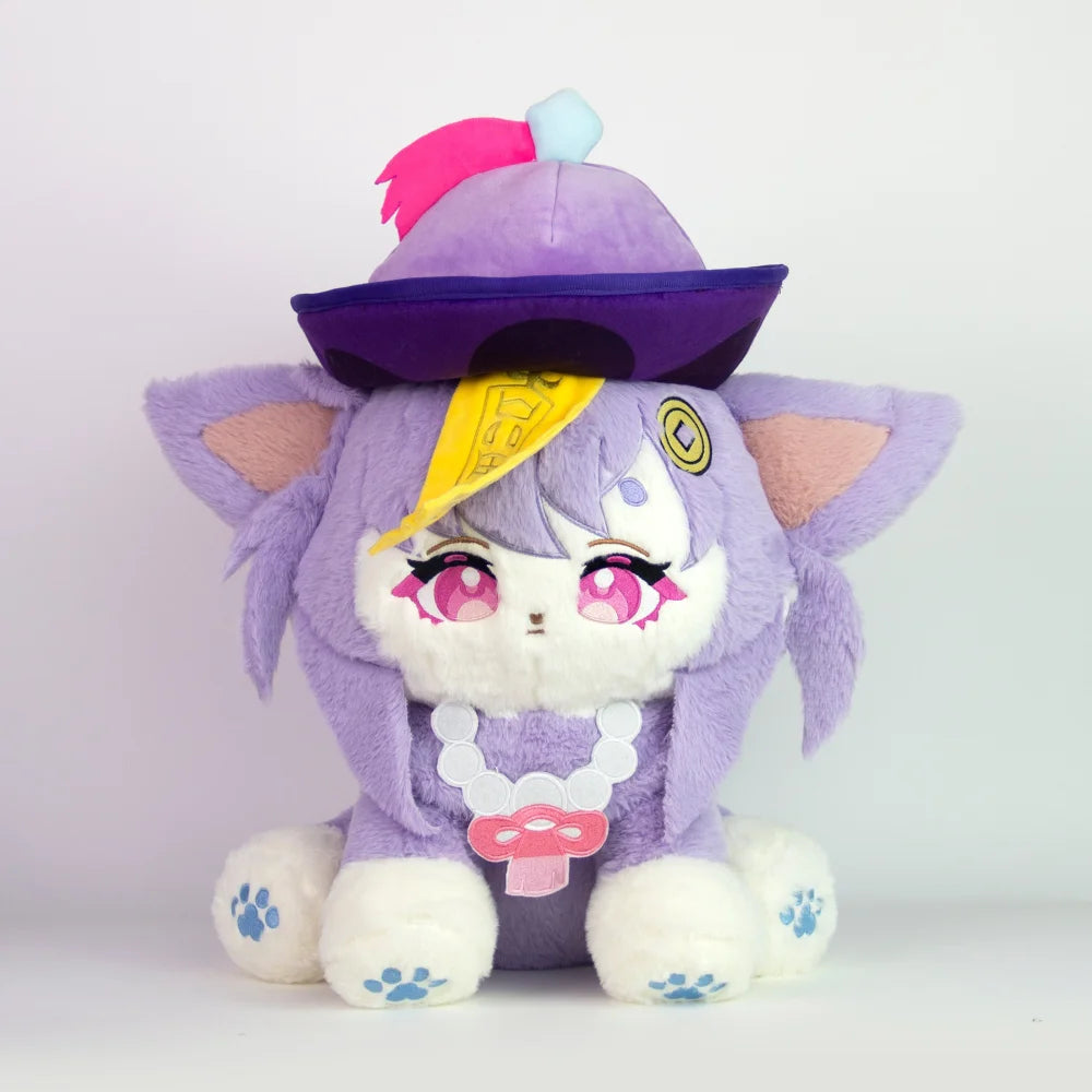 45Cm Genshin Cat Qiqi Plush Qiqimeow Cute Puppet(Pre-Order)