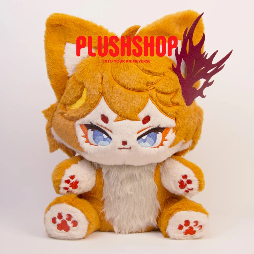 In Stock45Cm Genshin Cat Tartaglia Childe Plush Tartagliameow Cute Puppet 45Cm