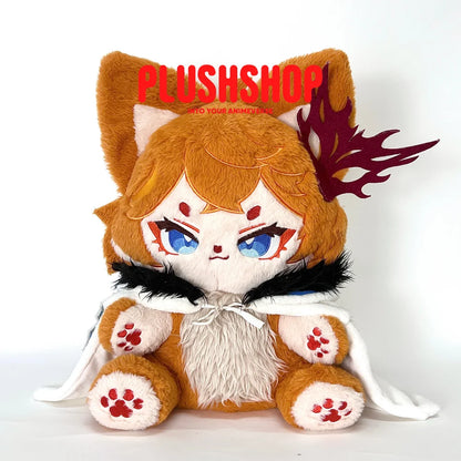 「In Stock」45Cm Genshin Cat Tartaglia Childe Plush Tartagliameow Cute Puppet 45Cm