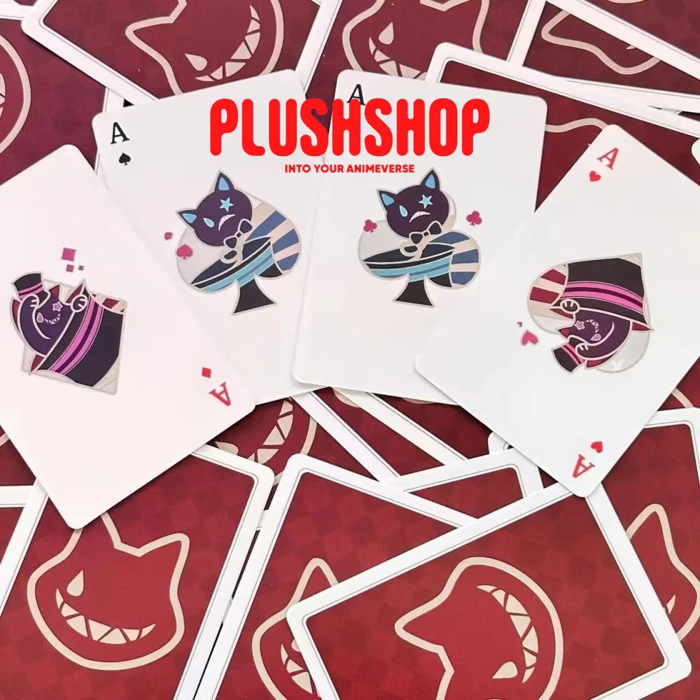 Genshin Impact Lyney Cosplay Prop Playing Cards