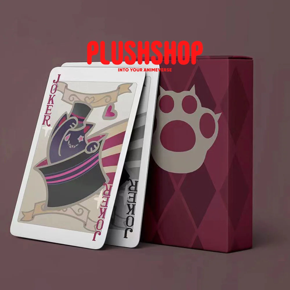 Genshin Impact Lyney Cosplay Prop Playing Cards