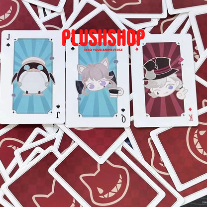 Genshin Impact Lyney Cosplay Prop Playing Cards