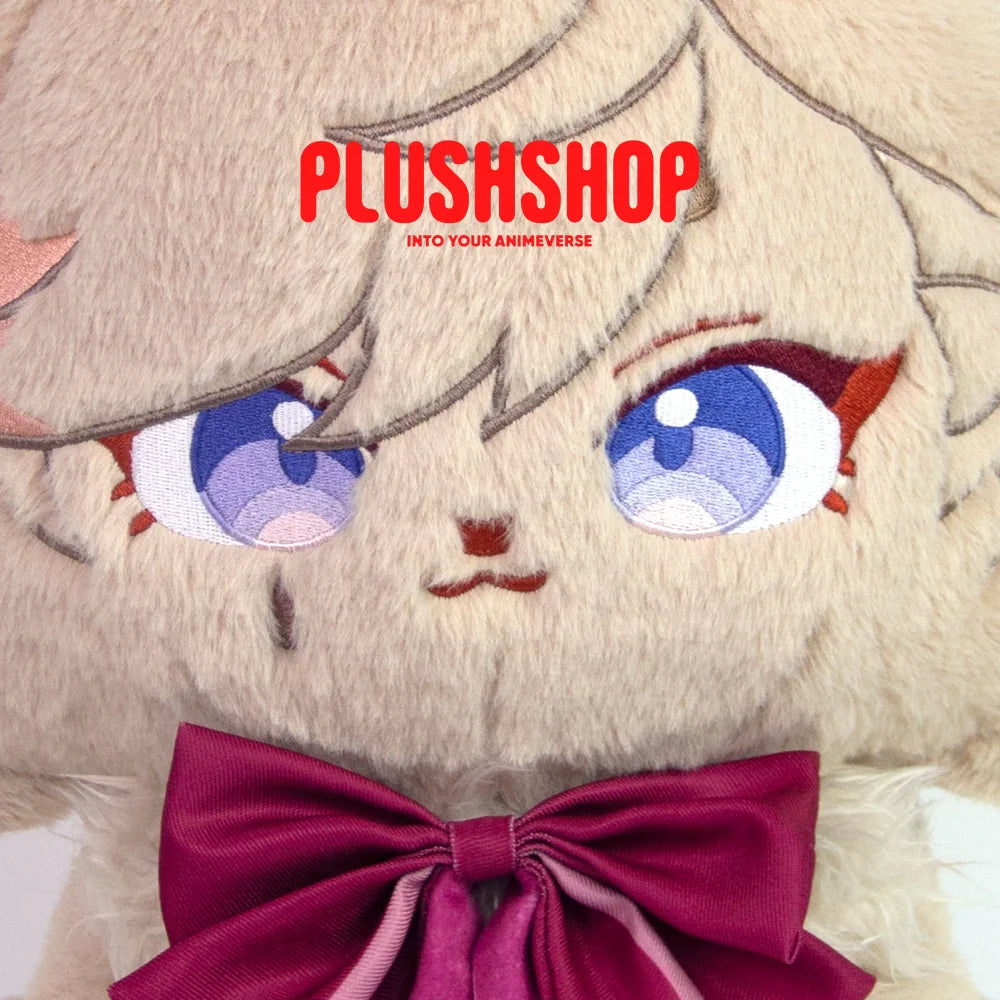 [In Stock ]45Cm Genshin Lyney Plush Lyneymeow Cute Puppet With Detachable Hat 玩偶