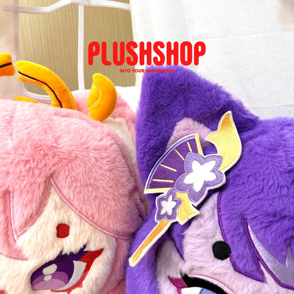 Genshin Impact Raidenmeow &amp; Mikomeow Plushie Combo Pack(Pre Order Ship Within 30 Days)