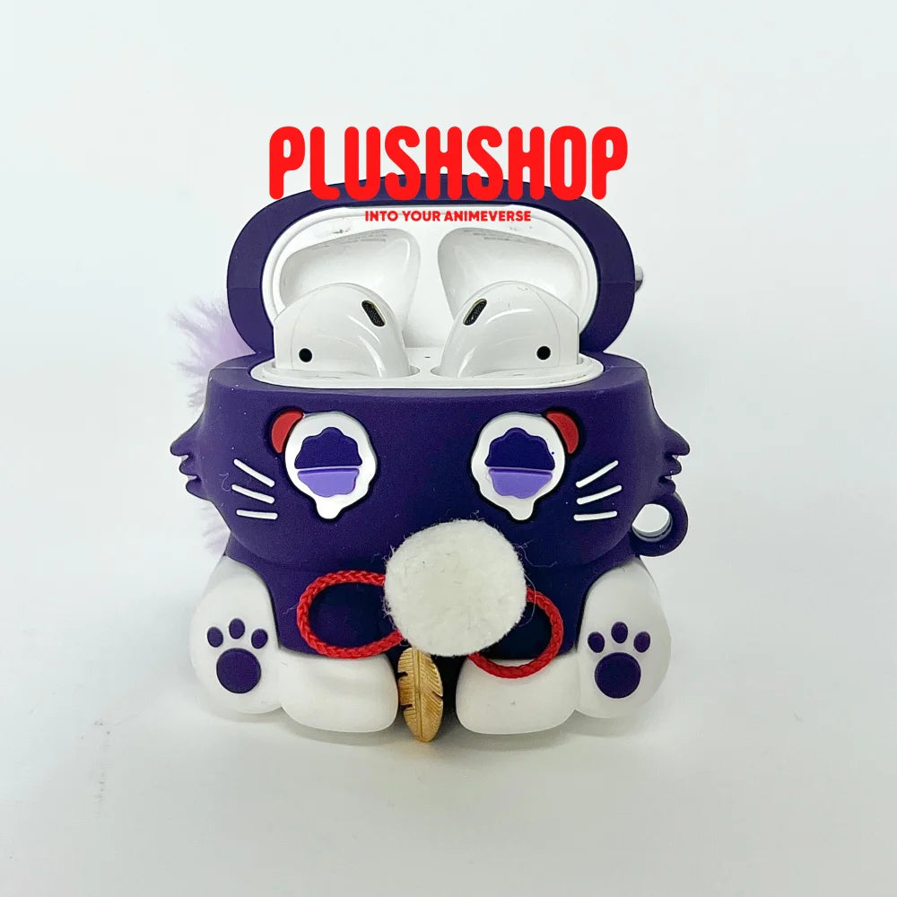 Genshin Impact Scarameow Earphone Cover For Airpods 耳机壳