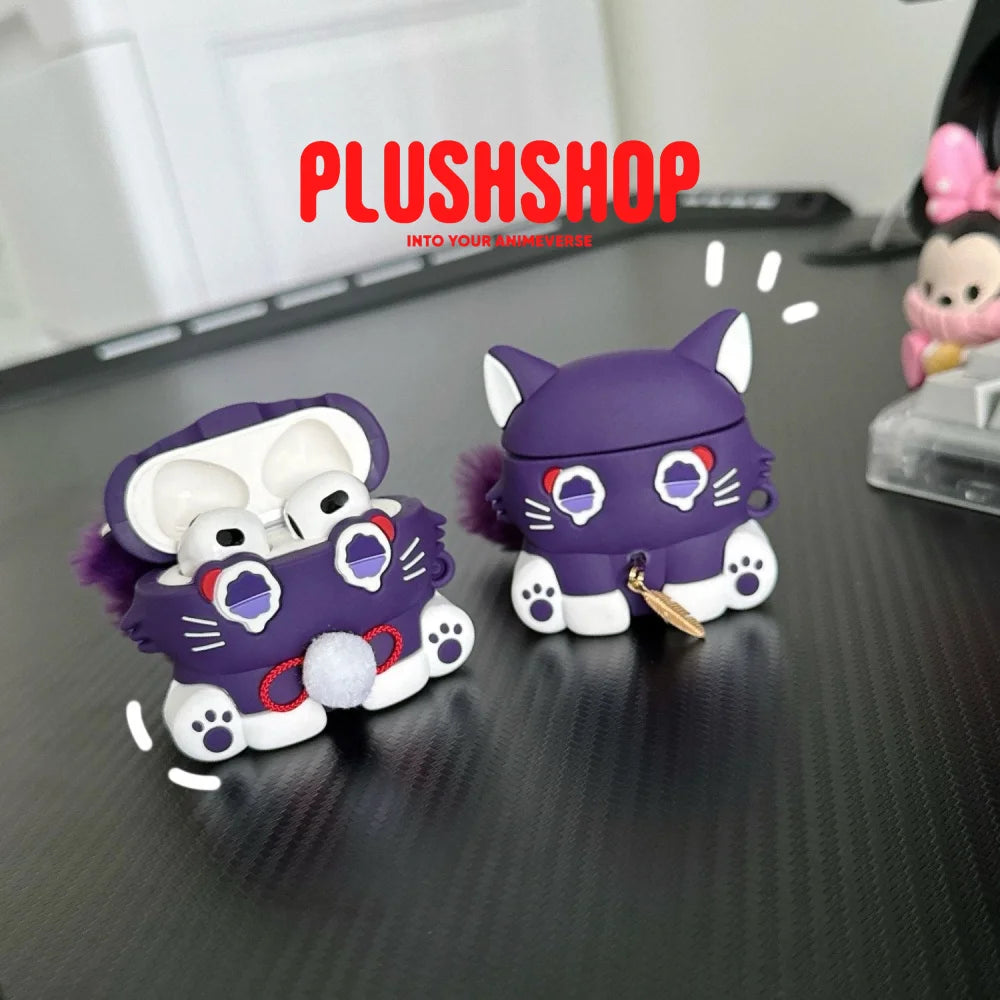 Genshin Impact Scarameow Earphone Cover For Airpods 耳机壳