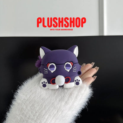 Genshin Impact Scarameow Earphone Cover For Airpods 耳机壳