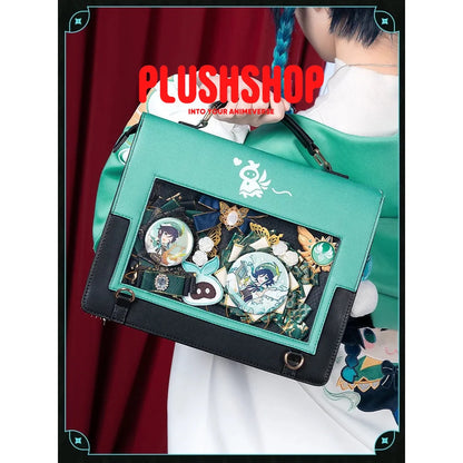 Genshin Impact Messenger Bag Pu Leather Venti Theme Impression Itabag (Pre-Order) 痛包