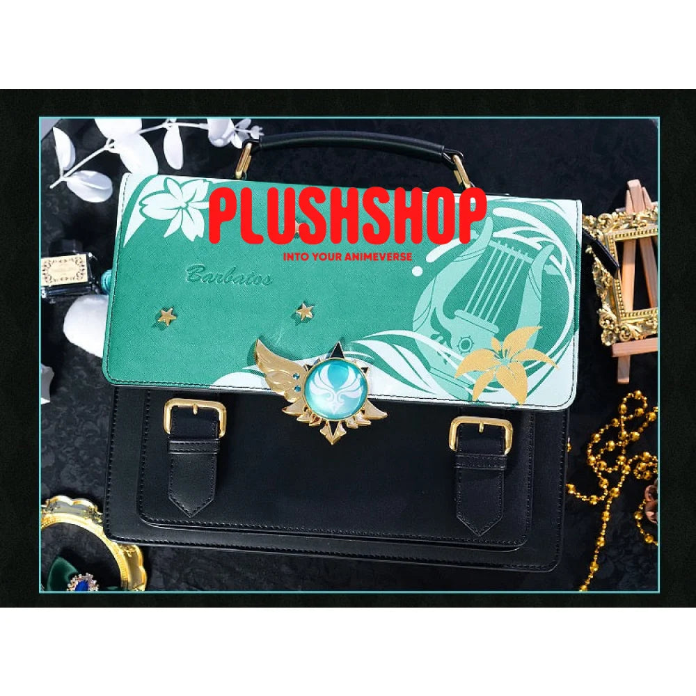 Genshin Impact Messenger Bag Pu Leather Venti Theme Impression Itabag (Pre-Order) 痛包