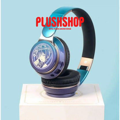 Genshin Wanderer Headphone Wireless With Microphone Hifi Stereo Foldable Lightweight Headset