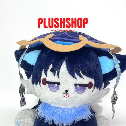 45Cm Genshin Wanderer Plush Wanderermeow Cute Puppet With Detachable Hat (Pre-Order) 玩偶