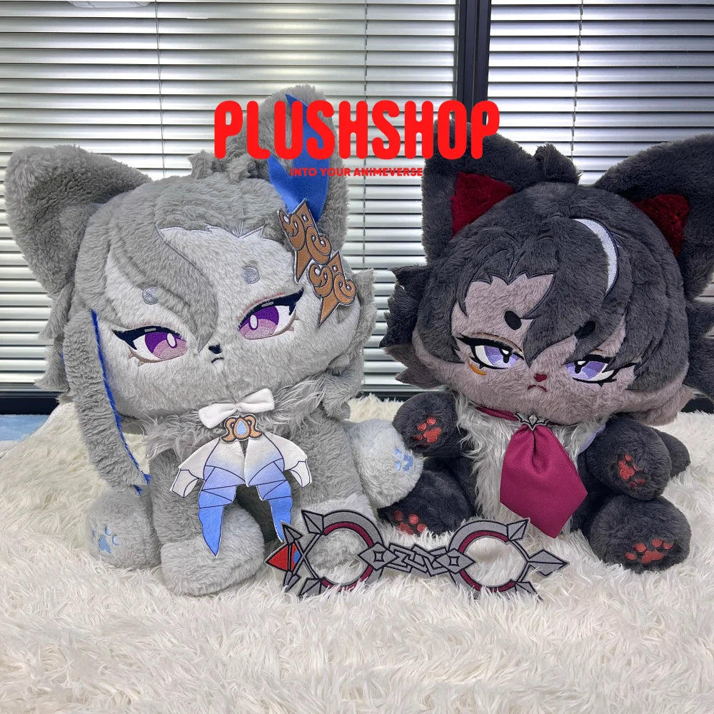 Genshin Impact Wriothesleymeow &amp; Neuvillettemeow Plushie Combo Pack(Pre Order Ship Within 30 Days)