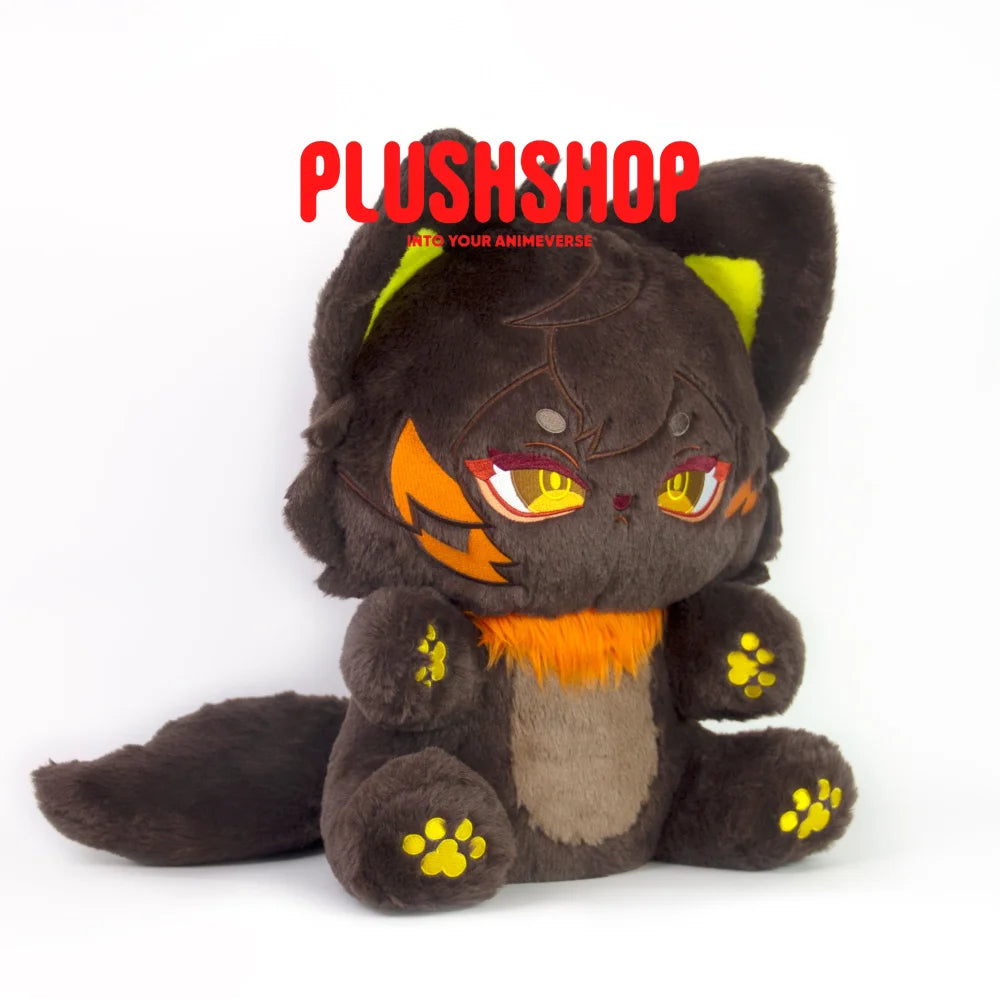 In Stock22/45Cm Genshin Cat Zhongli Plush Zhonglimeow Cute Puppet